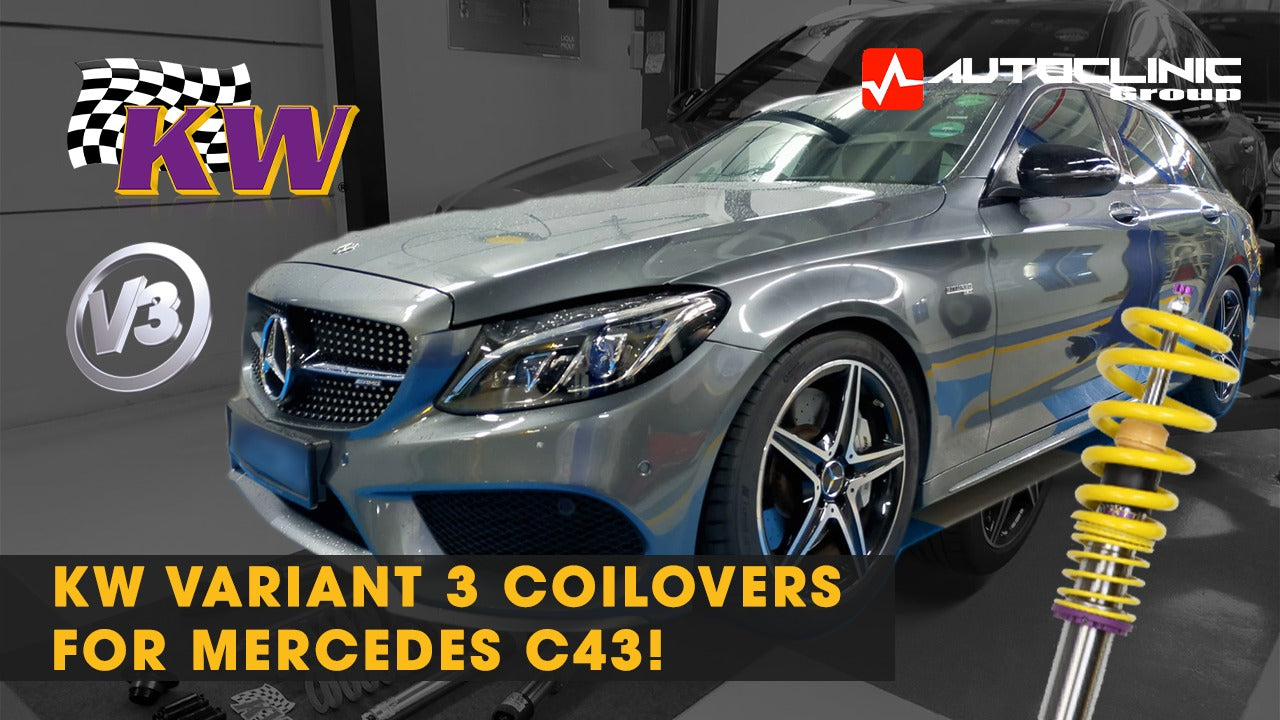Better Driving Dynamics with KW Variant 3 Coilovers for your Mercedes C43!