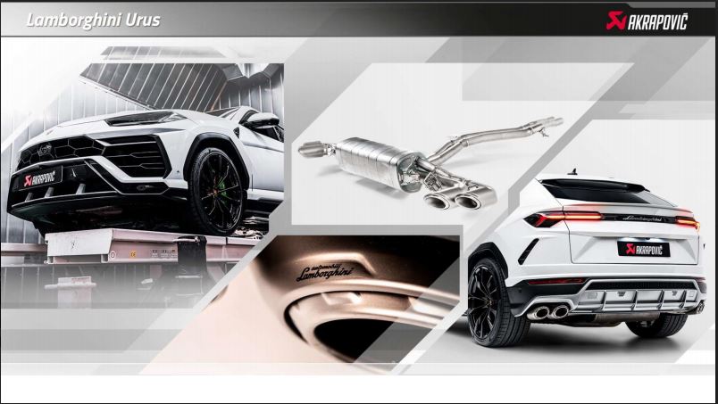 Akrapovic Made Exclusively For Lamborghini Urus