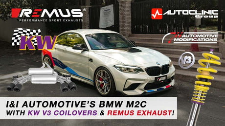 I&I Automotive's BMW M2 Competition with KW V3 Coilovers & REMUS Exhaust