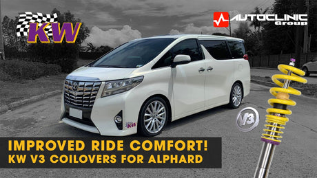 Improved Ride Quality! KW V3 Coilovers for Toyota Alphard!