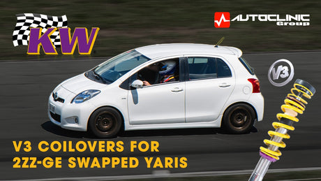 KW V3 Coilover for Partspro's 2ZZ-GE Swapped Toyota Yaris