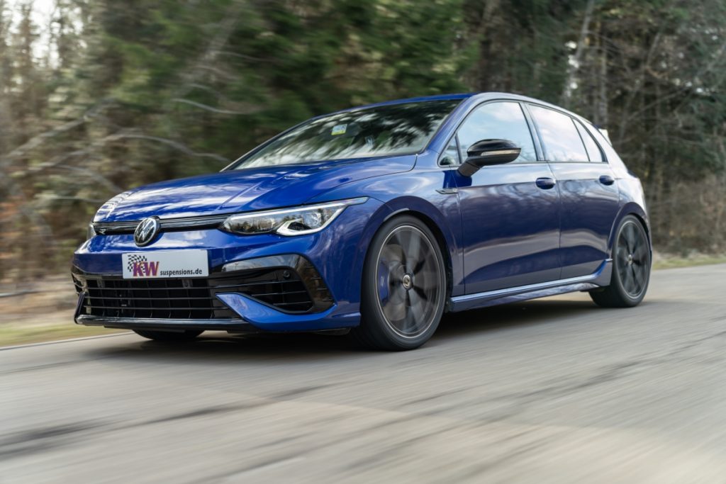 Overview of all KW suspension kits for the current VW Golf 8 R –you will certainly find the perfect KW coilover