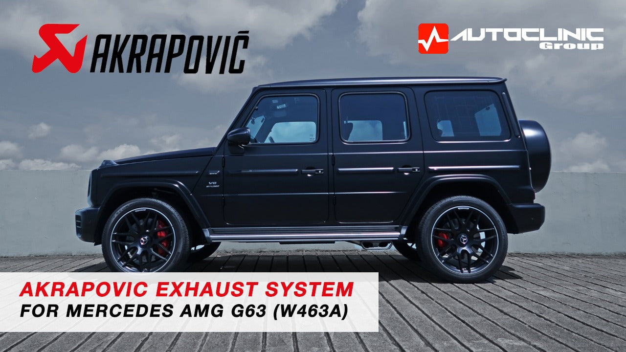 Mercedes AMG G63 (W463A) with Akrapovic Exhaust System