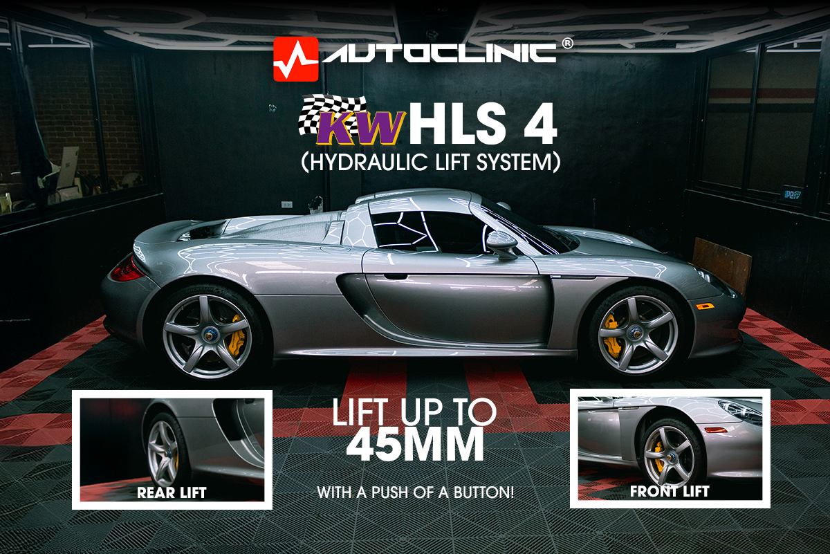 Drive Your Carrera GT: The KW HLS4 Lift Solution