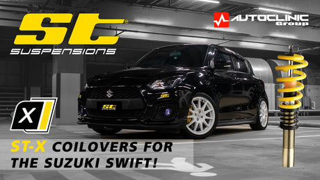 ST Suspensions ST -X Coilovers for the Suzuki Swift!