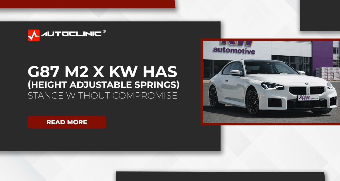 KW HAS Suspension for BMW M2 G87 – Hydraulic Adjustability for Philippines' Ultimate Driving Machine