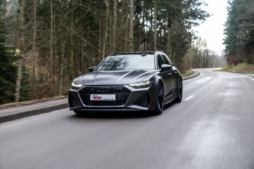 KW height adjustable springs for latest Audi RS6 (C8, Type F2) launched