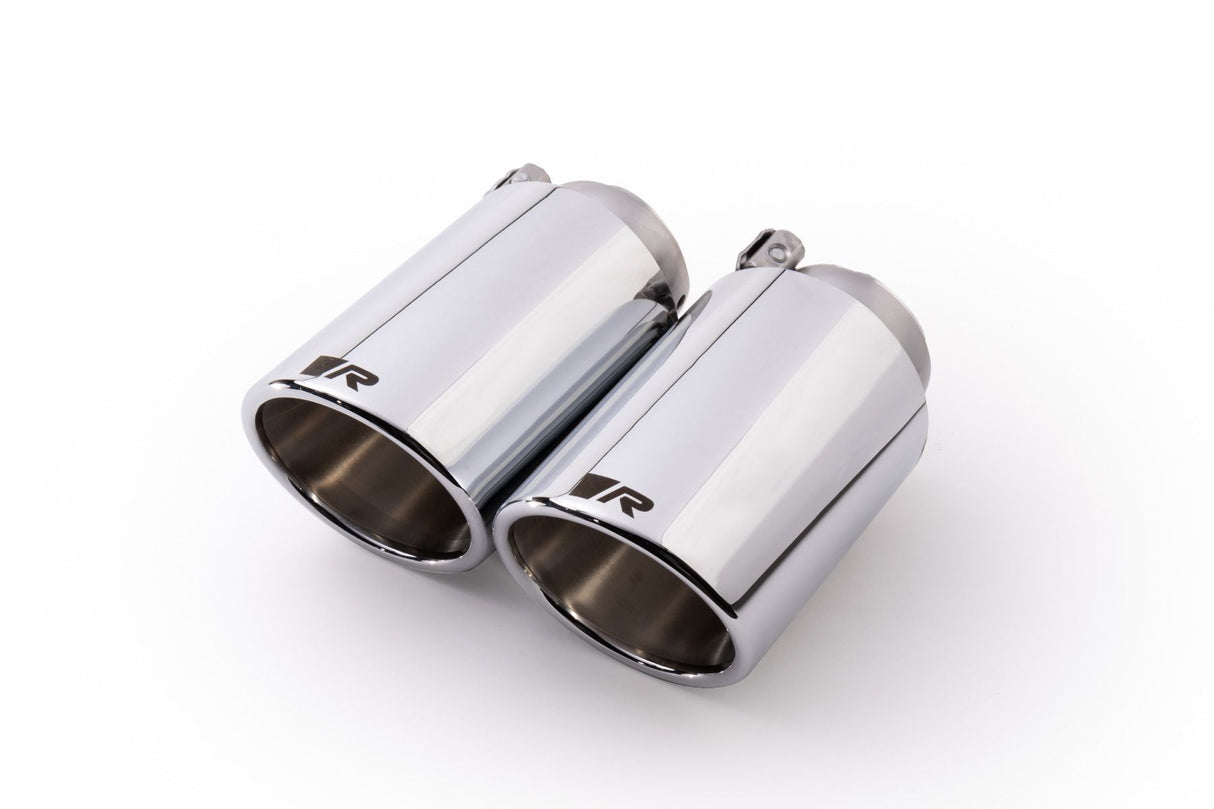 Remus Cat-back exhaust (left/right) with connection tube and chromed tailpipes for VW Golf Mk7/Mk7.5 GTI