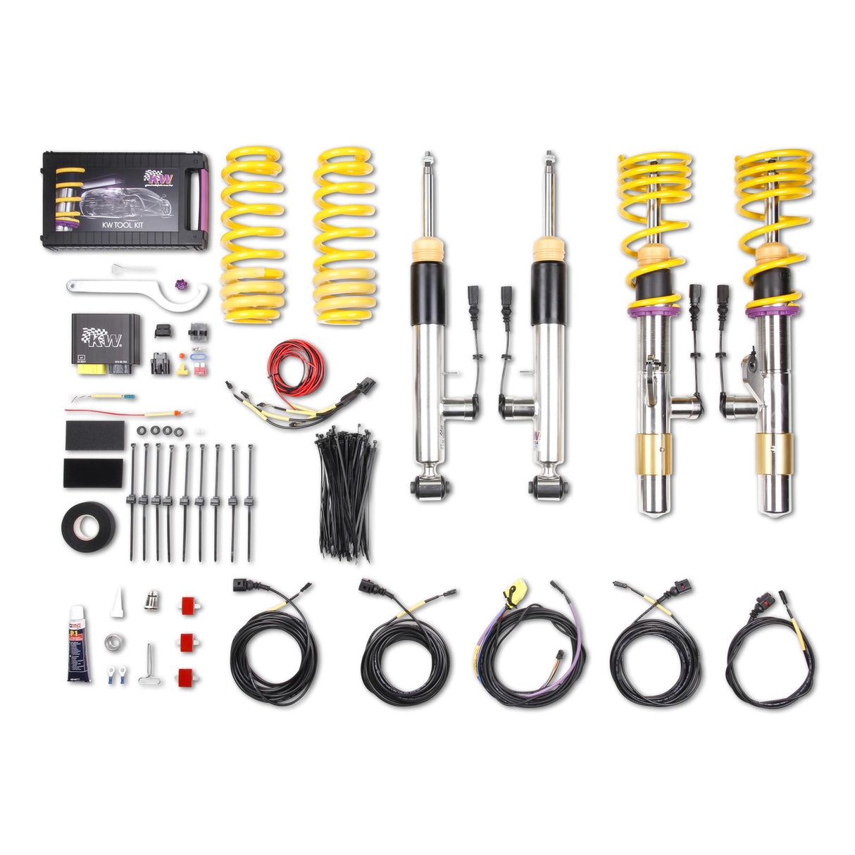 KW DDC - ECU coilovers inox