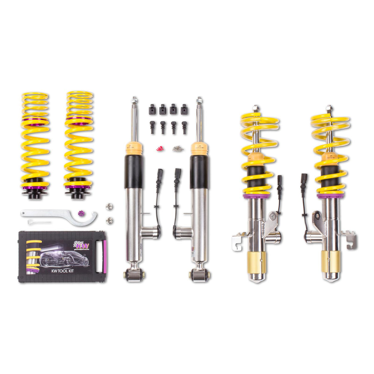 KW DDC - Plug & Play coilovers inox