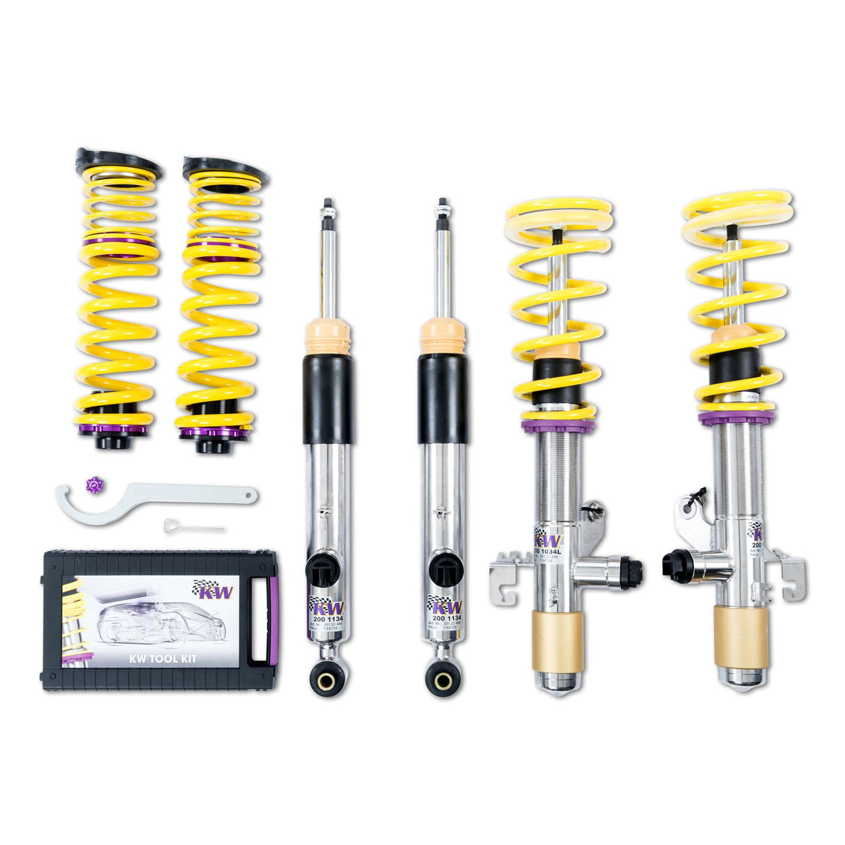 KW DDC - Plug & Play coilovers inox