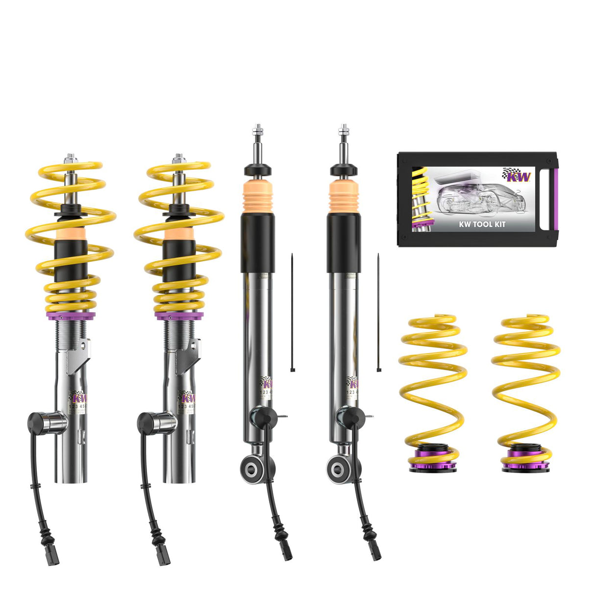 KW DDC - Plug & Play coilovers inox
