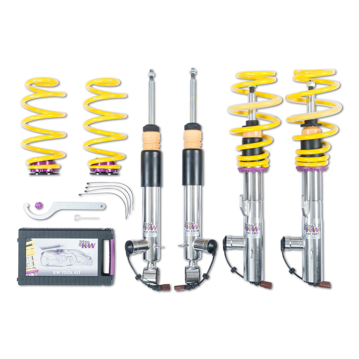 KW DDC - Plug & Play coilovers inox