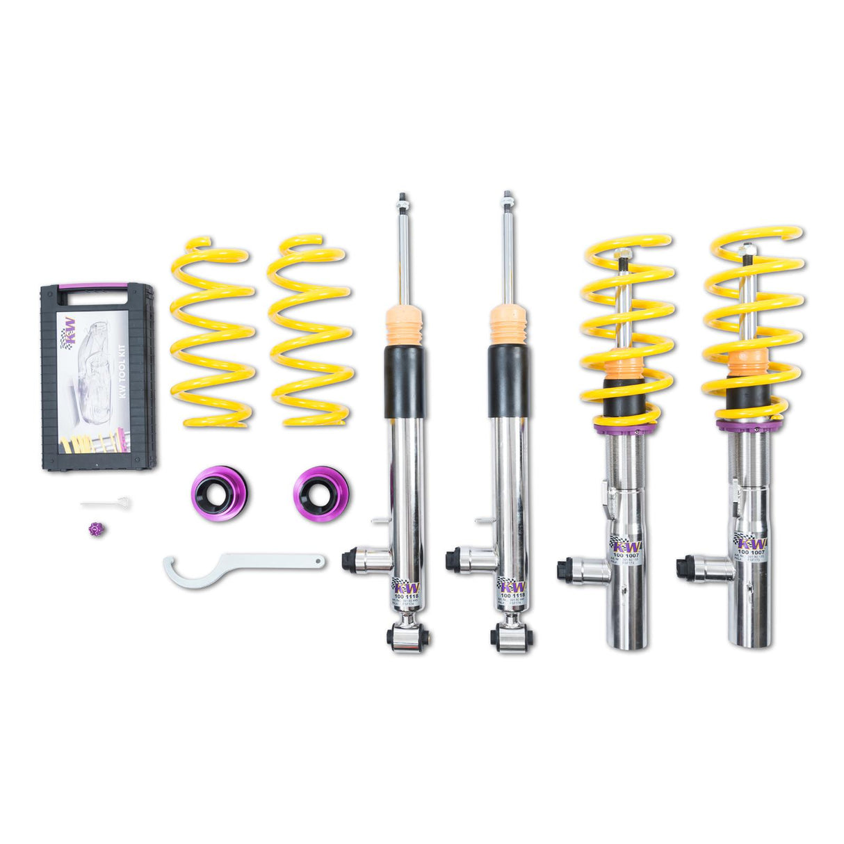 KW DDC - Plug & Play coilovers inox