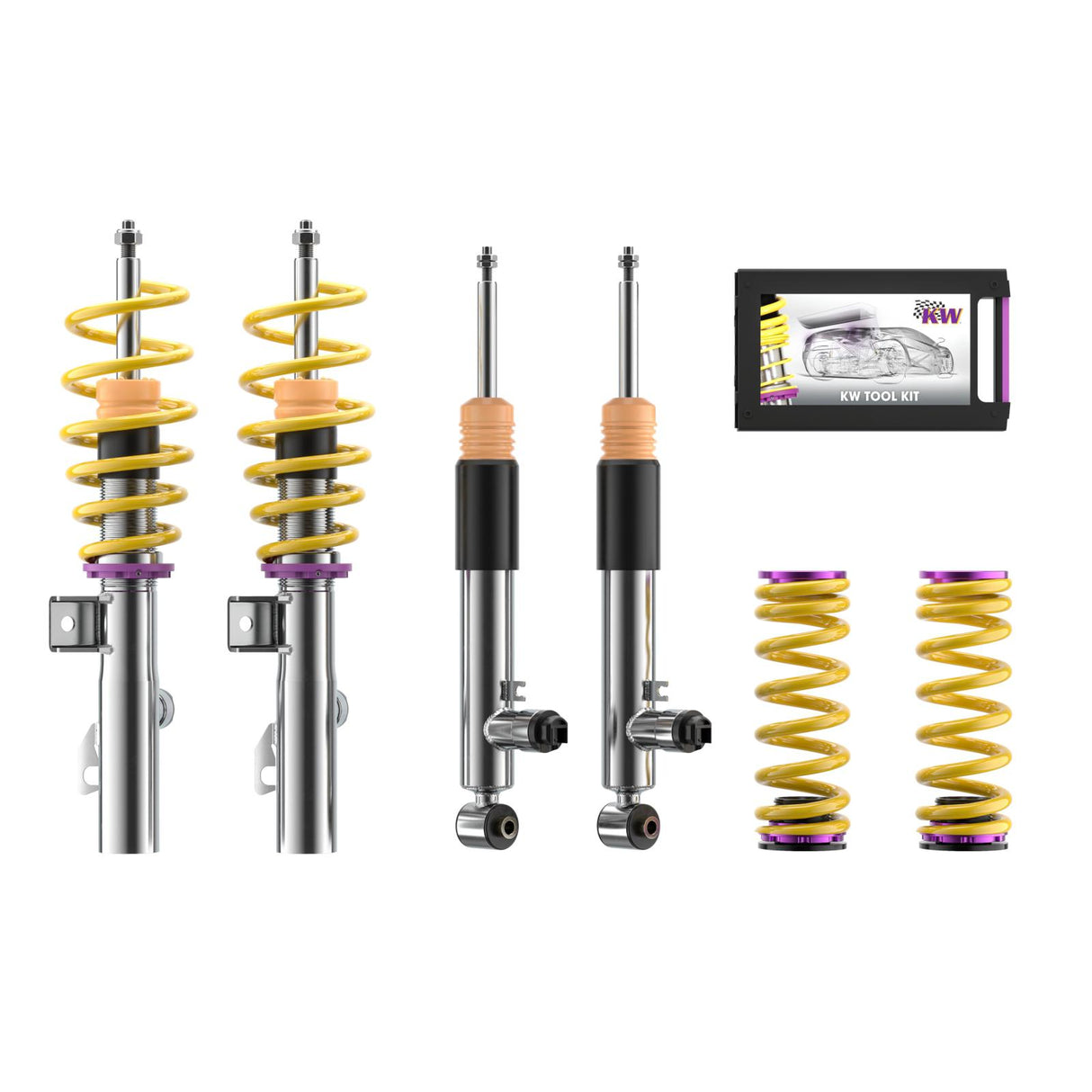KW DDC - Plug & Play coilovers inox