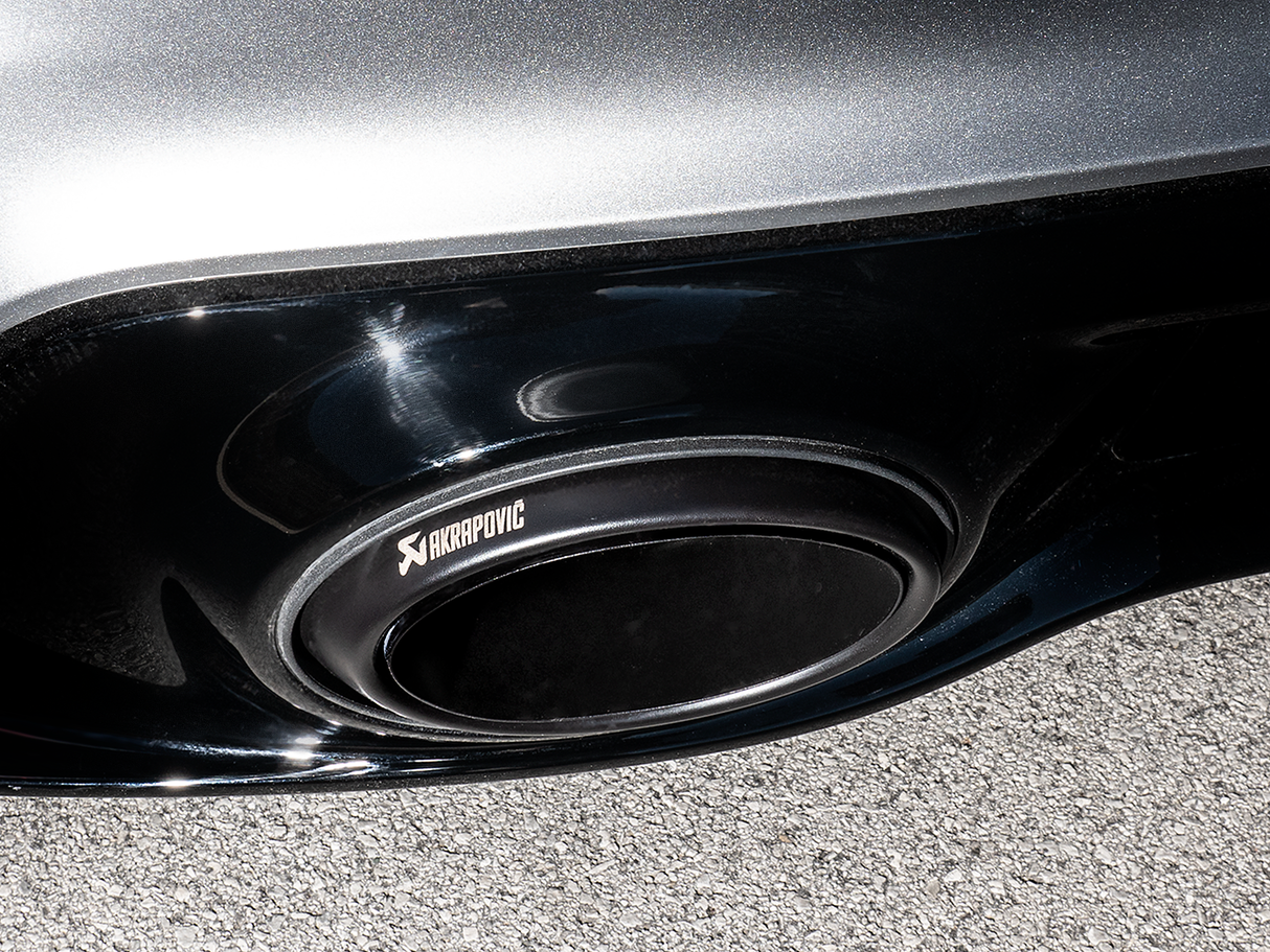 Tail pipe set (Titanium) - Black