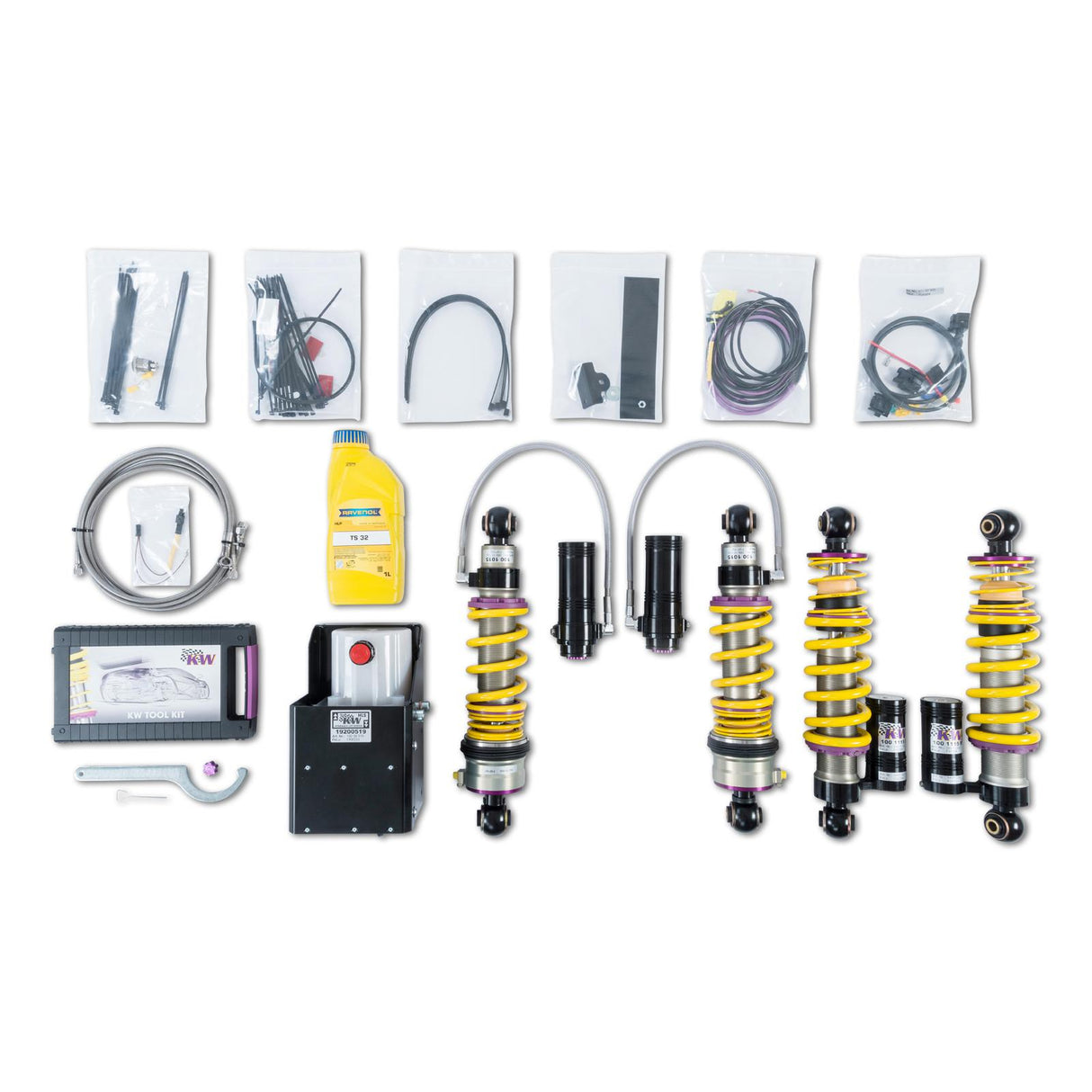 KW Coilover kit V3 with HLS 2 Hydraulic Lift System