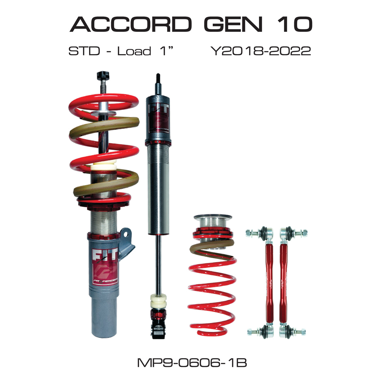 Profender Coilovers with Sway Bar for Honda Accord 2018