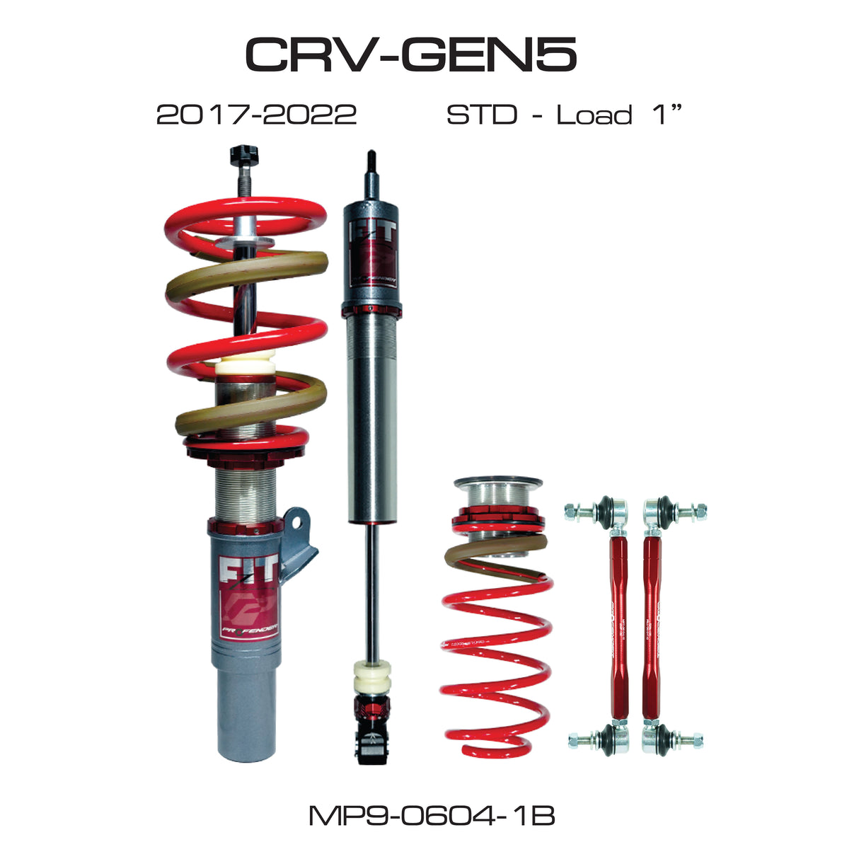 Profender Coilovers with Sway bar for CRV Gen 5 2017-Present