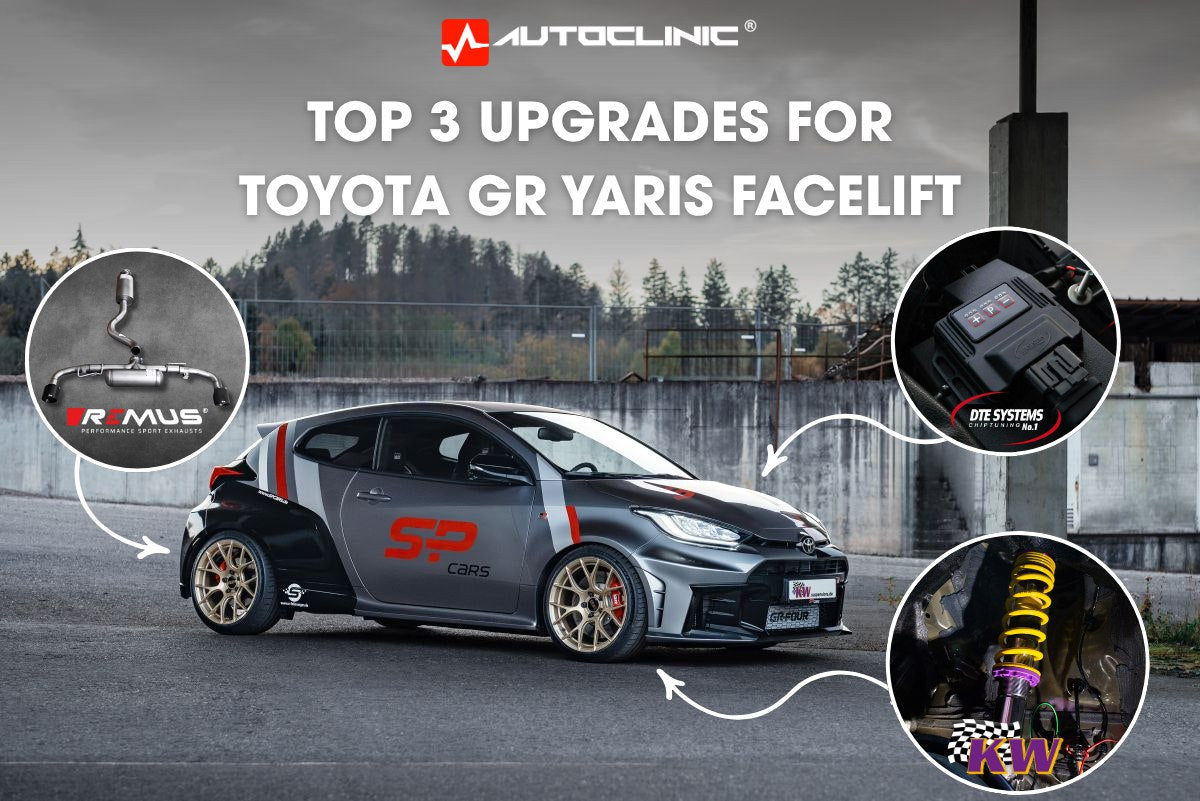Toyota GR Yaris with Remus Racing Catback Exhausts, KW Suspensions V3 Coilovers and DTE Systems PowerControl RX tuning module Installed - Autoclinic PH