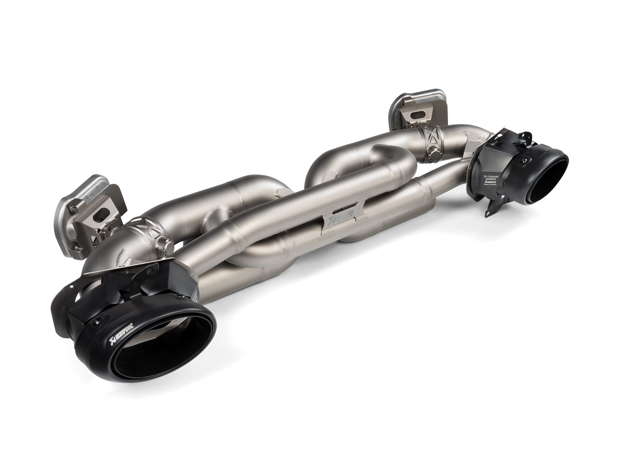 Tail pipe set (Titanium) - Black