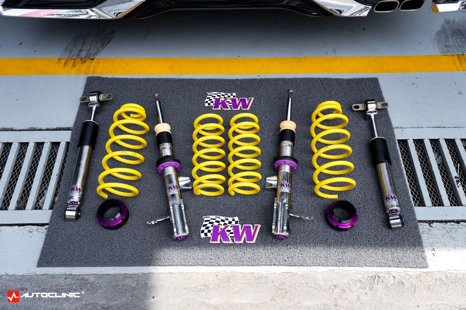 Toyota Alphard with KW V3 Leveling Coilers | Autoclinic PH