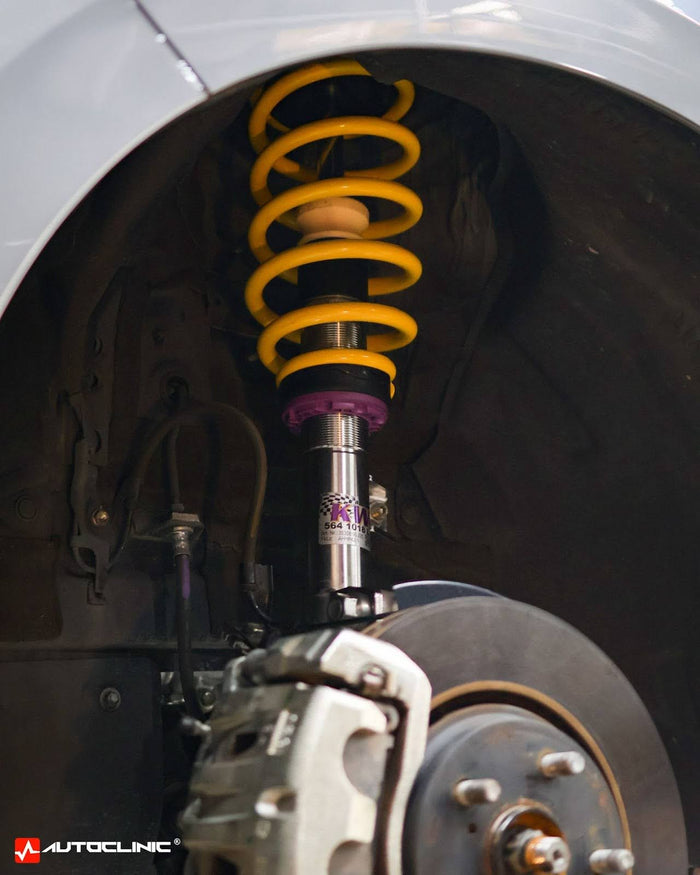 Toyota Alphard with KW V3 Leveling Coilovers installed - Autoclinic PH