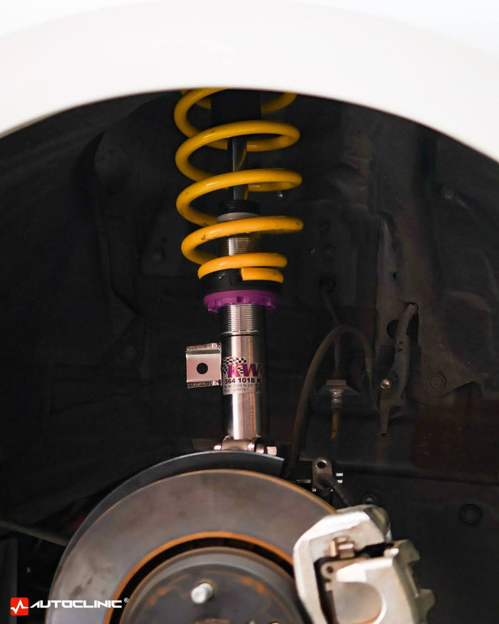 Toyota Alphard with KW V3 Leveling Coilovers installed - Autoclinic PH