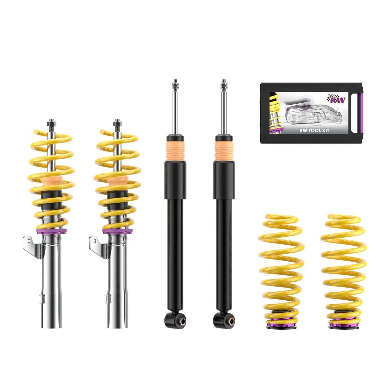 KW Coilover suspension V2 aluminium (incl. canceller kit for electronic suspension)