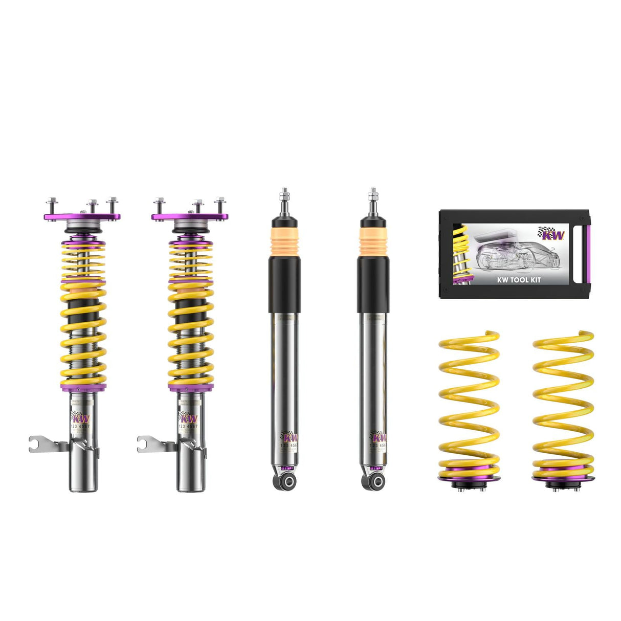 KW Coilover suspension V3 Clubsport incl. top mounts (struts in exchange)