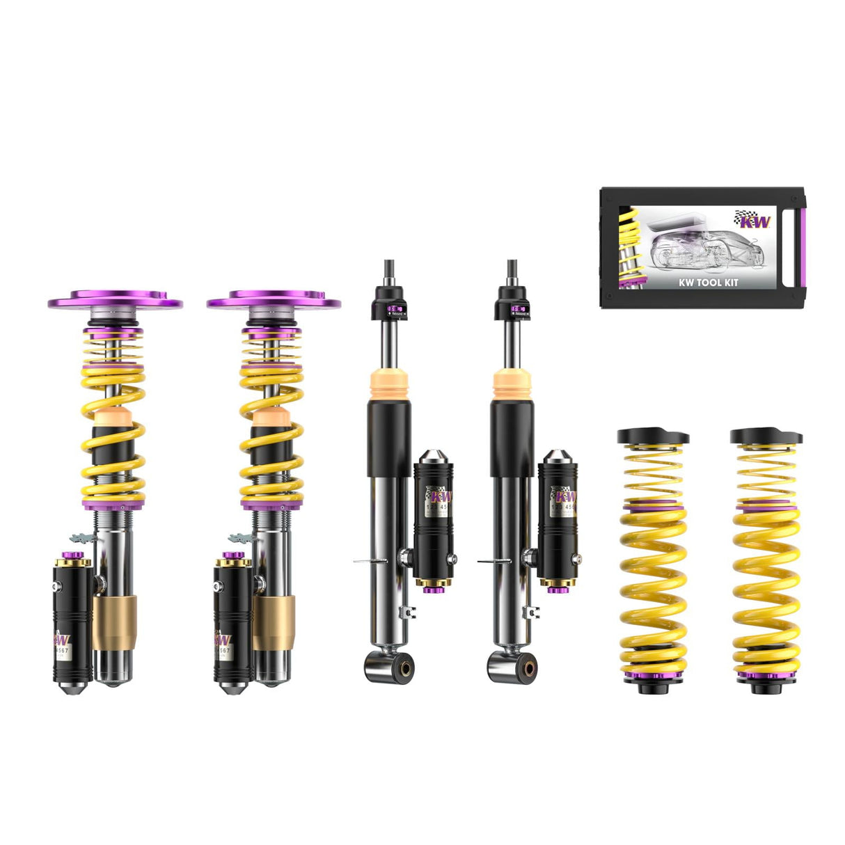 KW Coilover suspension V4 Clubsport incl. top mounts (incl. canceller kit for electronic suspension)
