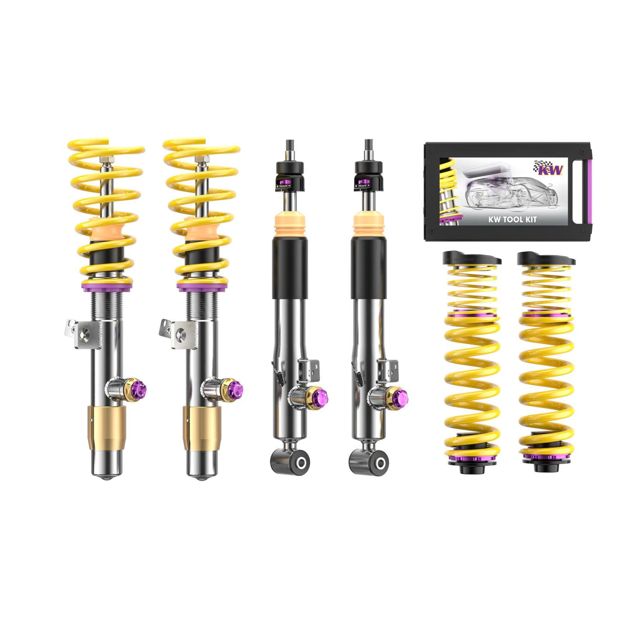 KW Coilover suspension V4 incl. top mounts