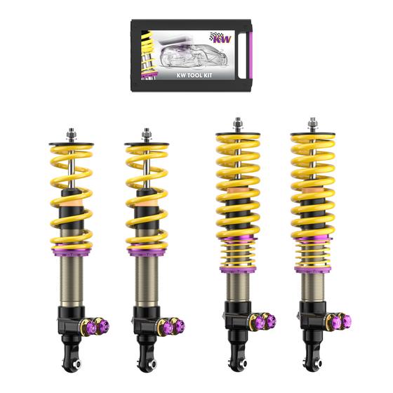 KW Coilover suspension V5 Clubsport incl. top mounts (incl. canceller kit for electronic suspension)